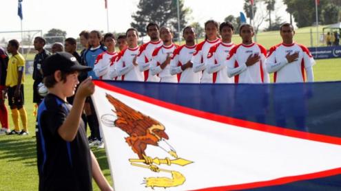 Сборная Американского Самоа. Фото fototek.co.nz.