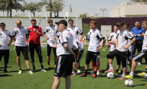 Сборная Беларуси в Катаре. Фото bff.by