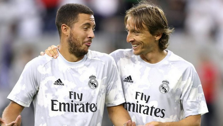 Эден Азар и Лука Модрич. Фото - globallookpress.com