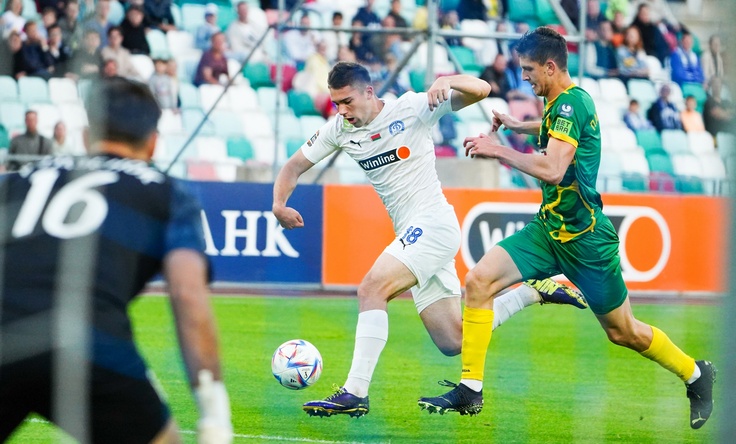 ЧБ-2023. Динамо Мн - Неман. Владислав Морозов и Егор Пархоменко. Фото Динамо Минск