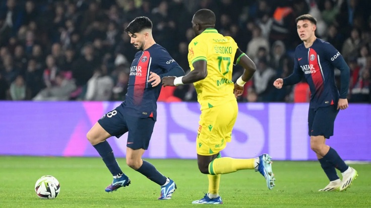 Франция-2023/24. 15-й тур. Пари Сен-Жермен - Нант