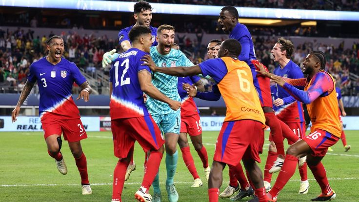 Лига наций КОНКАКАФ-2023/24, 1/2 финала. США - Ямайка - 3:1