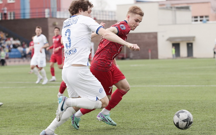 Минск - Динамо (Минск). Максим Швецов и Евгений Малашевич. Фото ФК "Минск"