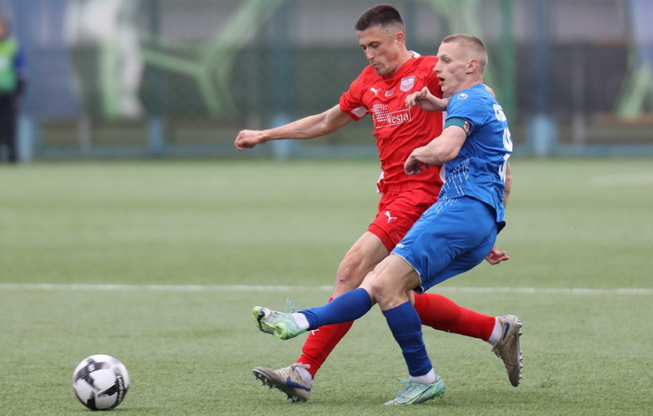 Арсенал - Витебск. Александр Позняк и Ян Скибский. Фото ФК "Арсенал"