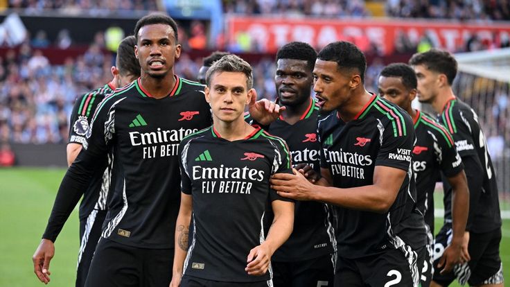 Англия-2024/25. 2-й тур. Астон Вилла - Арсенал - 0:2. Леандро Троссард