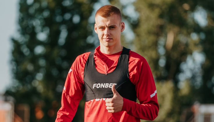 Никита Баранок. Фото ФК "Акрон"