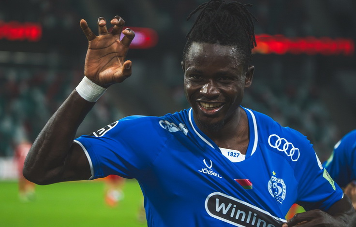 Стивен Альфред. Фото ФК "Динамо" (Минск)