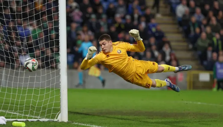 Лига наций. Северная Ирландия - Беларусь. Федор Лапоухов. Фото Pacemaker Pres