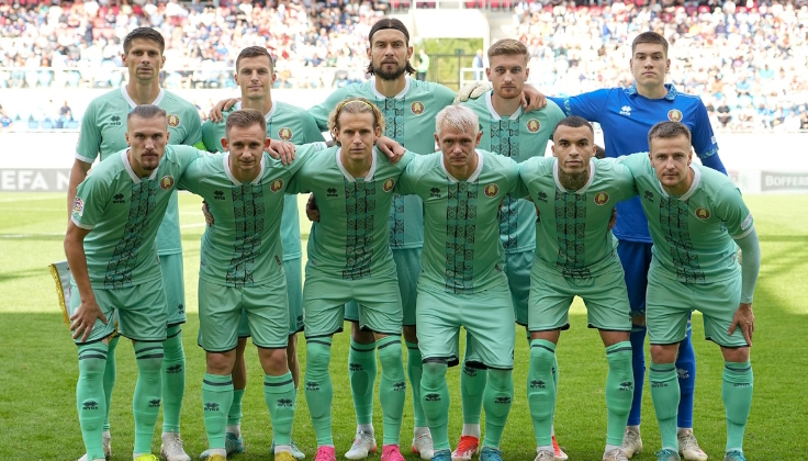 Сборная Беларуси. Фото АБФФ