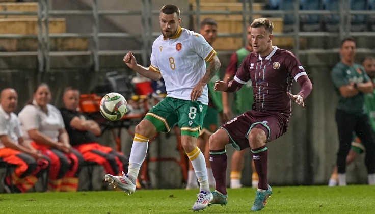 Лига наций. Беларусь - Болгария. Фото АБФФ