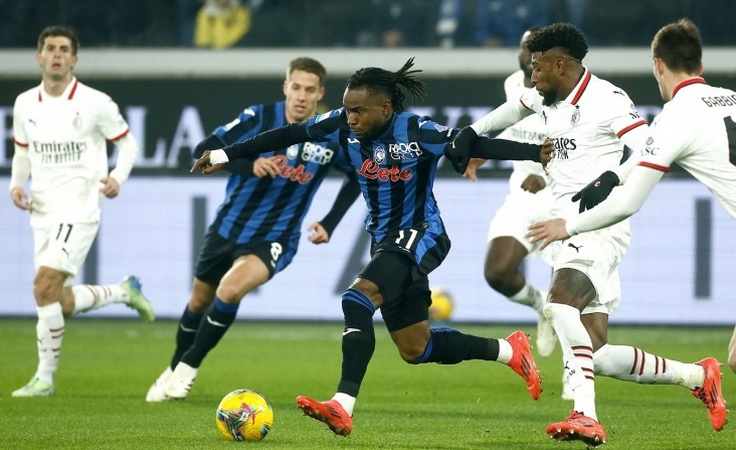 Италия-2024/25. 15-й тур. Аталанта - Милан - 2:1. Адемола Лукман