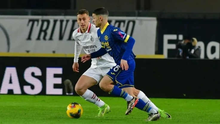 Италия-2024/25. 17-й тур. Верона - Милан - 0:1