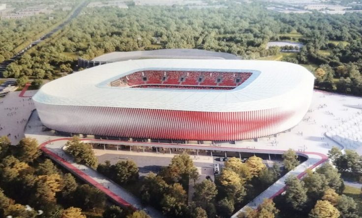 Национальный стадион. Фото Мингорисполком