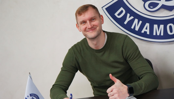 Денис Лаптев. Фото ФК "Динамо-Брест"