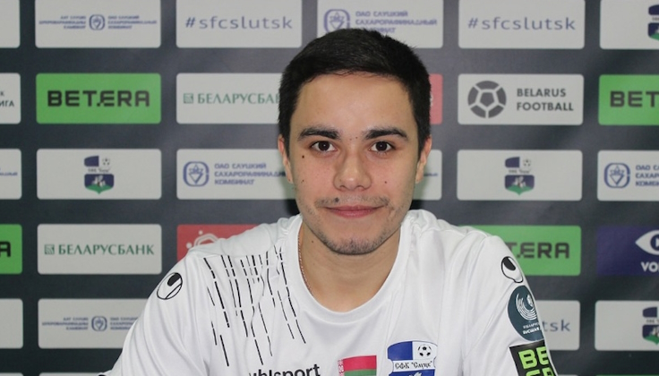 Максим Жумабеков. Фото ФК "Слуцк"
