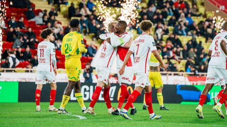 Франция-2024/25. 22-й тур. Монако - Нант - 7:1