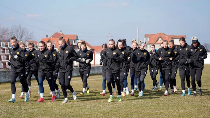 Женская национальная сборная Беларуси. Фото БФФ