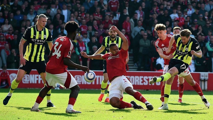 Англия-2024/25. 28-й тур. Ноттингем - Манчестер Сити - 1:0