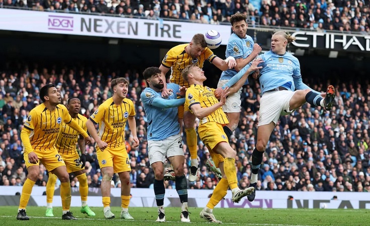 Англия-2024/25. 29-й тур. Манчестер Сити - Брайтон - 2:2