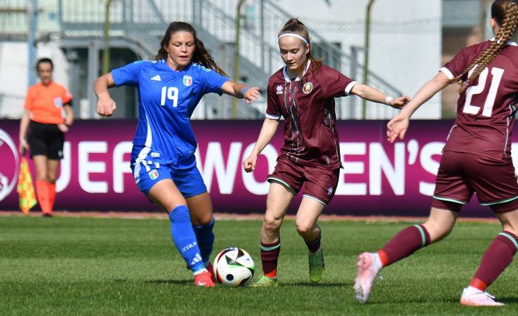 Женский ЕВРО (WU-19). Италия - Беларусь - 7:1. Фото БФФ