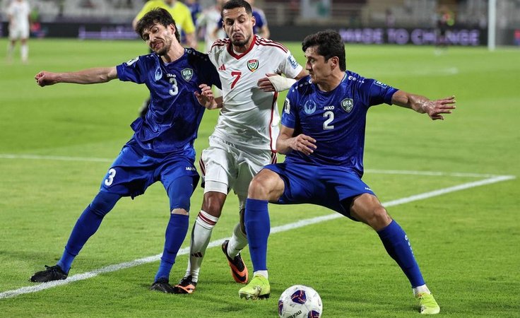 ЧМ-2026. Азия. ОАЭ - Узбекистан - 0:0. Абдукадыр Хусанов