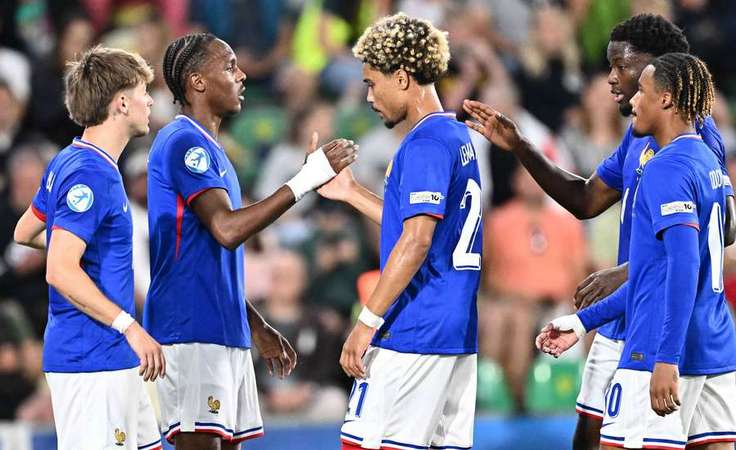 ЕВРО-2025 (U-21). 2-й тур. Франция - Грузия - 3:2