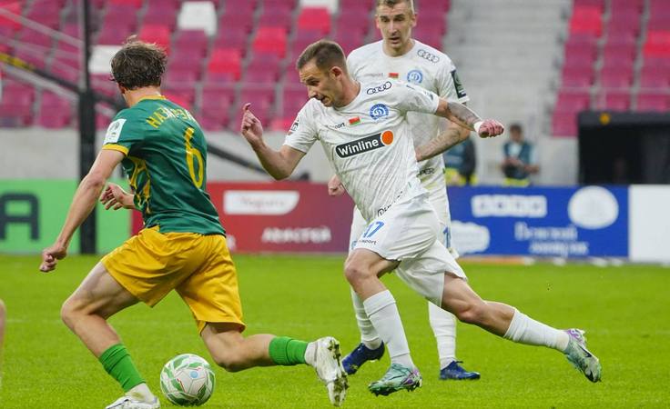 ЧБ-2025. 3-й тур. Динамо Мн - Неман - 0:1. Иван Бахар. Фото ФК "Динамо-Минск"