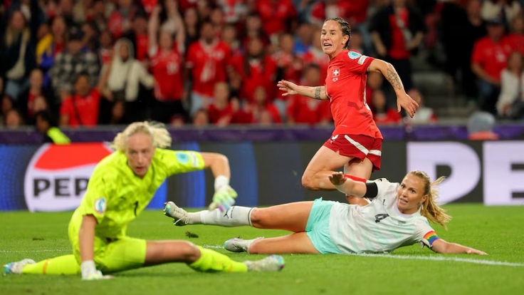 Женский ЕВРО-2025. 2-й тур. Швейцария - Исландия - 2:0
