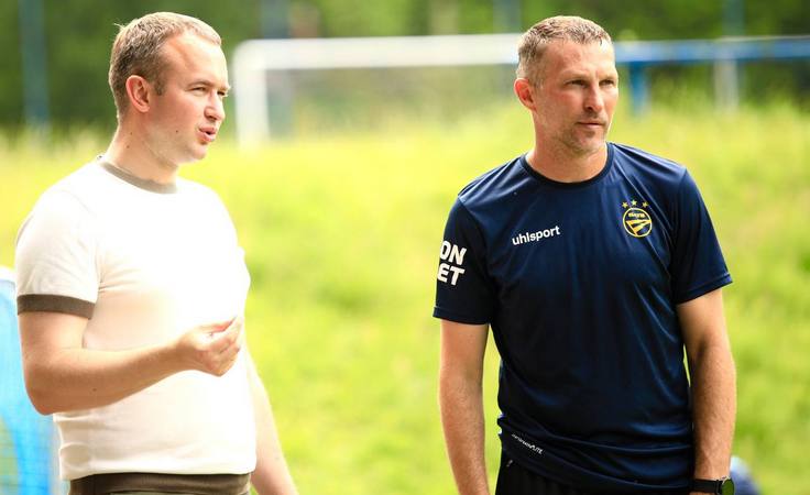 Андрей Капский и Артём Концевой. Фото ФК БАТЭ