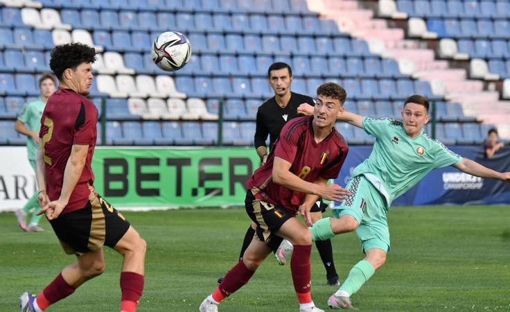 ЕВРО-2027 (U-21). Квалификация. Беларусь - Бельгия. Фото БФФ