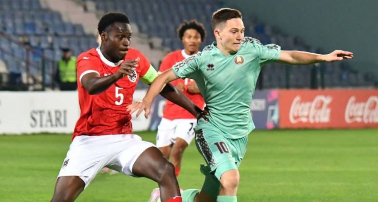 Беларусь U-21 — Австрия U-21. Фото - АБФФ