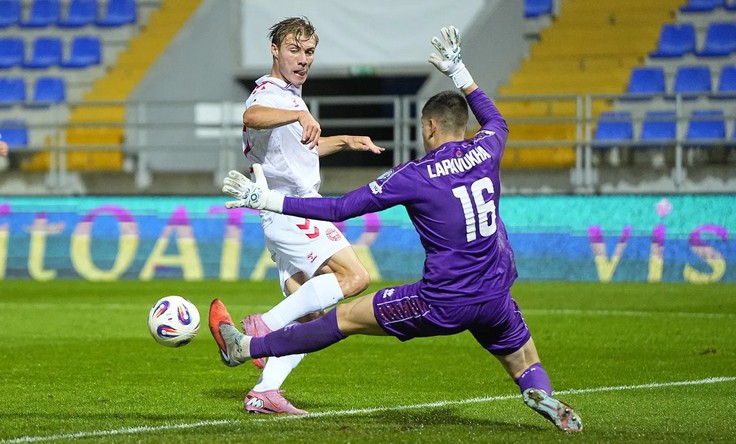 Отбор ЧМ-2026. Беларусь - Дания. Фото Bo Amstrup/Ritzau Scanpix/dr.dk