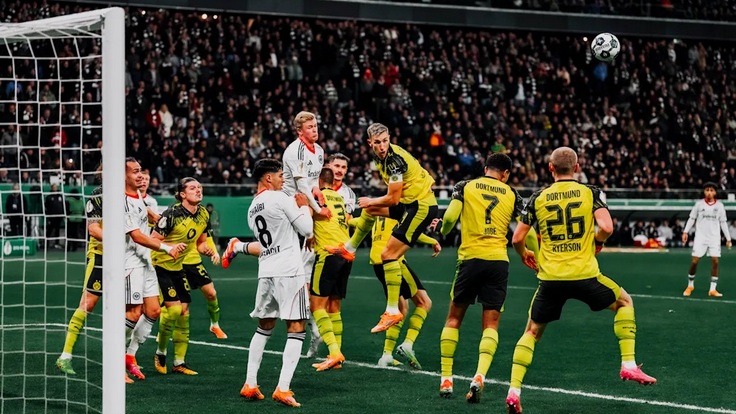 Кубок Германии-2025/26. 1/16 финала. Айнтрахт Франкфурт - Боруссия Дортмунд - 1:1 (пен. 2-4)