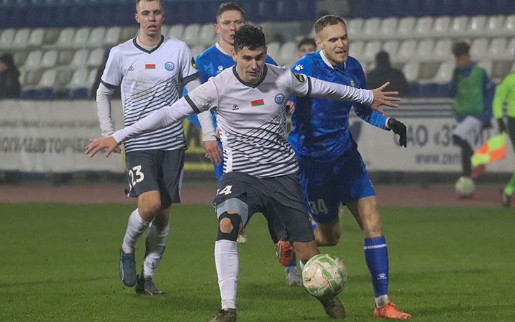 Первая лига (2025). Днепр - Орша. Станислав Иршев и Артем Петренко. Фото ФК "Днепр"