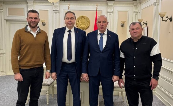 Иван Ворсович, Владимир Караник, Юрий Караев и Игорь Ковалевич. Фото www.instagram.com/pul4_region/