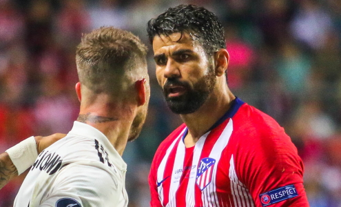 Серхио Рамос и Диего Коста