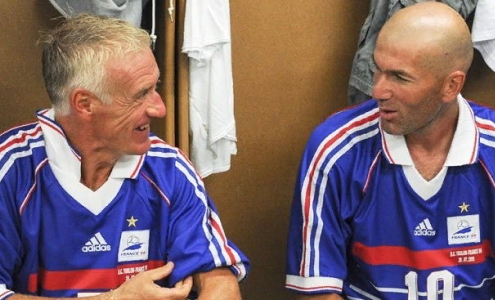 Дидье Дешам и Зинедин Зидан