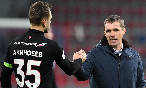 Игорь Акинфеев и Виктор Гончаренко