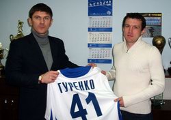 Юрий Шуканов и Сергей Гуренко. Динамо Минск. Фото - dinamo-minsk.by