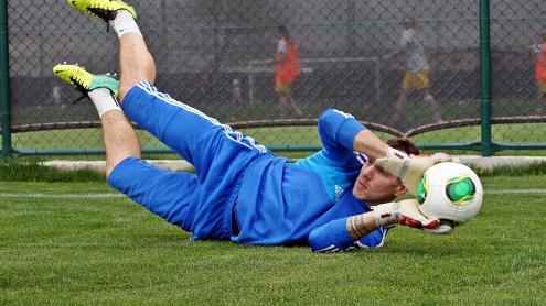 Артур Лесько. Фото пресс-службы ФК "Слуцк"