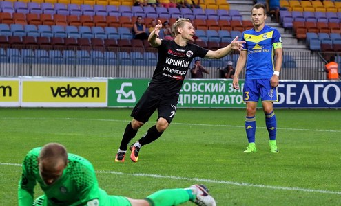 ЧБ-2017. БАТЭ - Крумкачы - 2:3. Александр Скшинецкий. Фото Ю.Рипинской, krumka.by