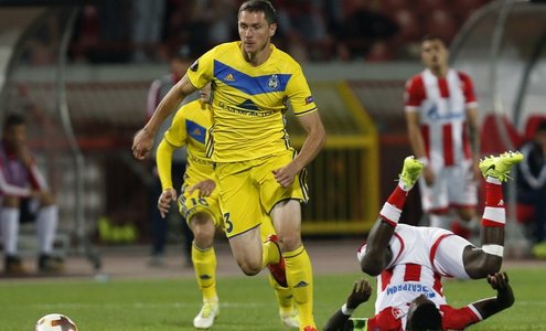 Лига Европы. Црвена Звезда - БАТЭ. Николай Сигневич. Фото Telegraf.rs