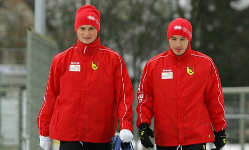 Егор Зубович и Павел Савицкий. Фото jagiellonia.pl