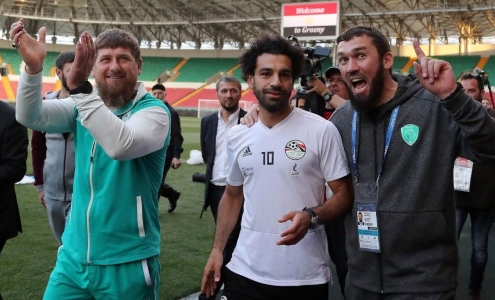 Рамзан Кадыров и Мохамед Салах