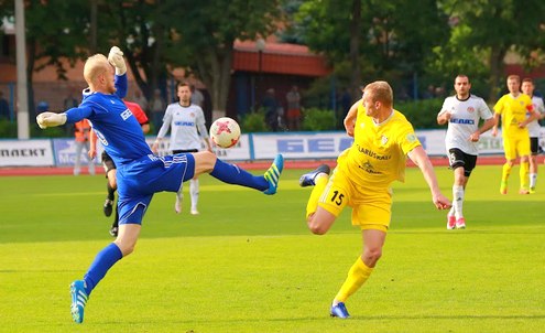 ЧБ-2017. Торпедо - Шахтер - 1:2. Хаткевич и Лаптев. Фото Кирилла Павловича