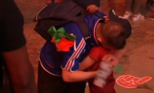 Болельщики сборных Португалии и Франции