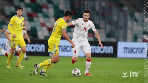 Лига наций. Беларусь - Казахстан - 0:2. Евгений Яблонский