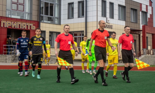 Первая лига 2022. Шахтер Петриков - Сморгонь. Фото ФК Шахтер Петриков