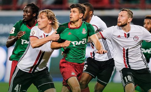 РПЛ-2017/18. Локомотив - Амкар. Михаил Сиваков (N18). Фото fclm.ru