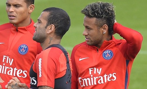 Дани Алвес и Неймар. Фото Getty Images